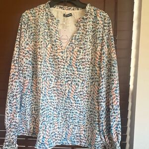 Women's Multicolor Blouse by Lucky Brand